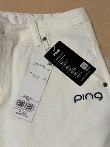 PING 골프 팬츠 화이트 여성용
