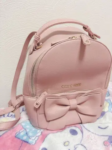 Maison de FLEUR 리본 백팩 핑크