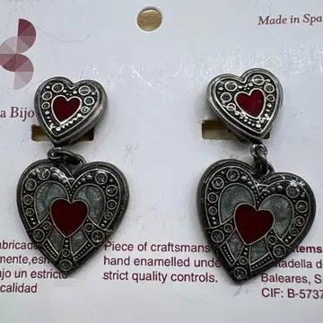 Clara Bijoux 하트형 귀찌 스페인산