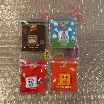한국 한정판 TOY STORY 토이스토리 3D 키캡 키링