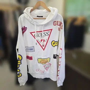 GUESS x ROYAL FLASH 콜라보 후드티