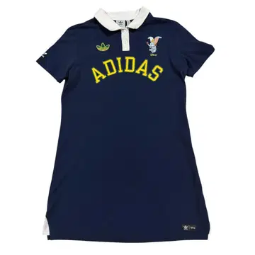 adidas Disney Dumbo 폴로 원피스 반팔 폴로 셔츠