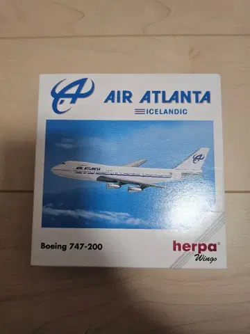헬파 비행기 모형 B747-200 herpa wings 아이슬란드 항공