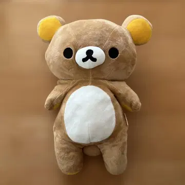 산엑스 리락쿠마 봉제 인형 등 지퍼 달린 M