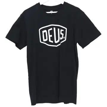 F07114 미사용품 DEUS EX MACHINA T셔츠: M 블랙
