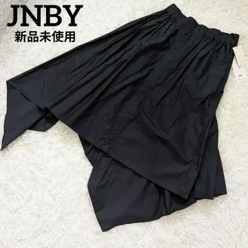 [택 포함 새상품] JNBY 제이엔비 제이 비대칭 변형 스커트 블랙 38