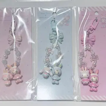 메조피아노 산리오 키링 마이멜로디 키티 시나모롤 베리에짱