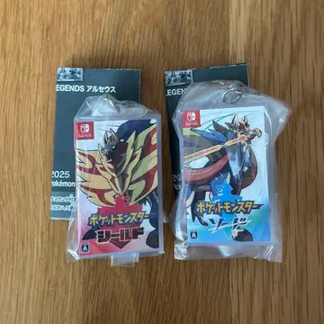 포켓몬 소드 쉴드 패키지 키링 2개 세트 Switch