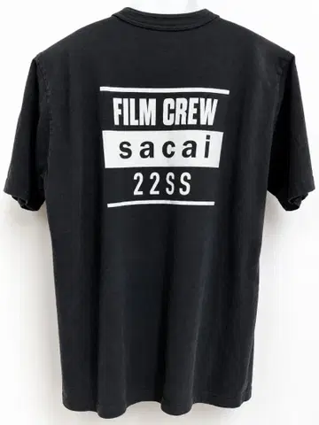 sacai 22SS FILM CREW 로고T셔츠