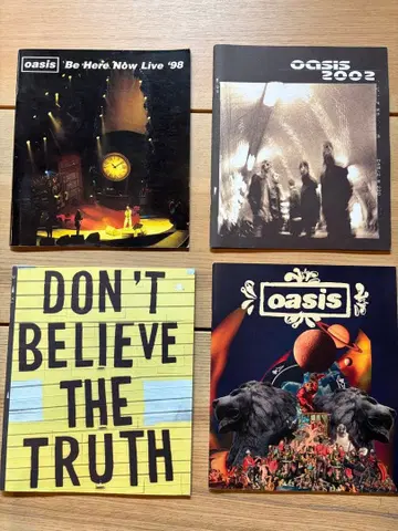 [ 귀중 ] Oasis 투어 팜플렛 4권 세트