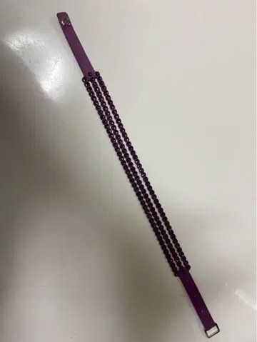 [ 새상품급 ] 스와로브스키 팔찌 퍼플 초커