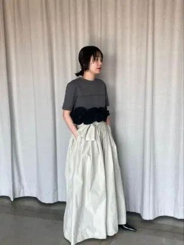 MAISON SPECIAL 플라워 모티브 T셔츠
