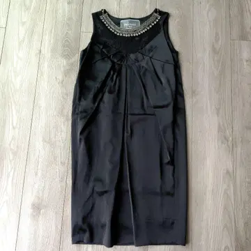 LE A NOULE 레어노레 비쥬 부착 원피스 드레스 38 일본제