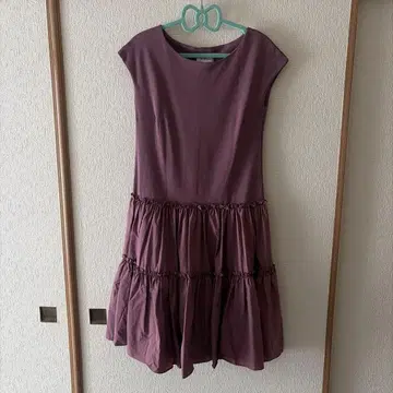 JILLSTUART 티어드 원피스 퍼플