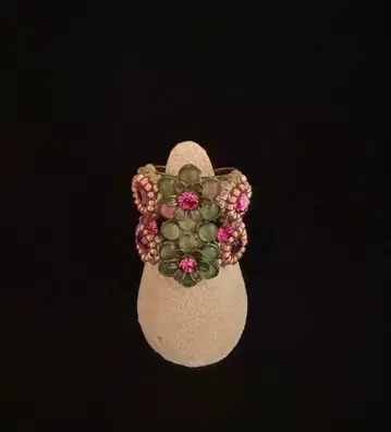 미하엘 네그린 Michal Negrin 플라워 모티브 반지