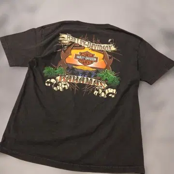 HARLEY-DAVIDSON 양면 프린트 T셔츠 L