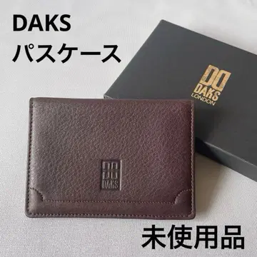 [ 미사용 새상품 ] DAKS 닥스 패스 케이스 교통카드 지갑 남성용