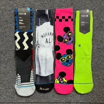 STANCE 스탠스 삭스 양말 4족 세트