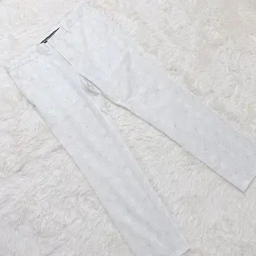 캘러웨이 팬츠 골프 화이트 나뭇잎 패턴 3L
