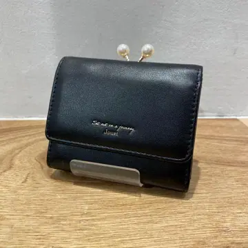 JOUET 조에트 J7611 펄 가마구치 지갑 블랙