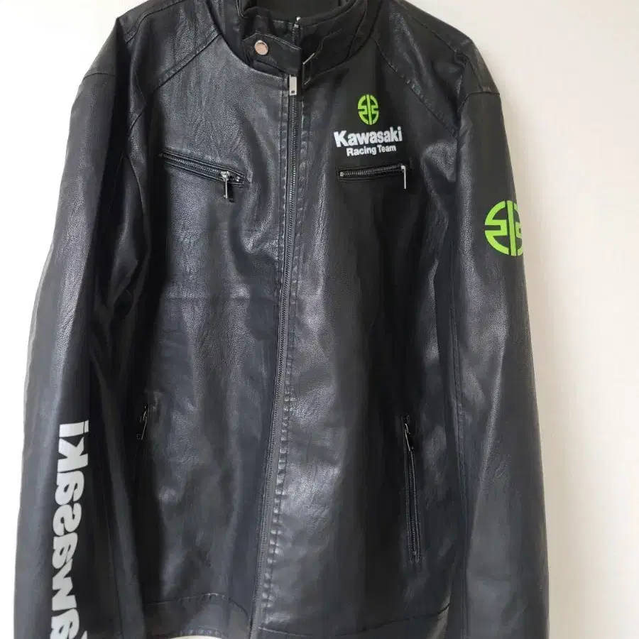 Kadoya Black Horse Racing Team Leather Jacket (100) | Bunjang Global