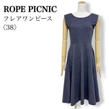 ROPE PICNIC 플레어 원피스 슬리브리스 미 실루엣 38