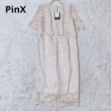핑크스 무릎 기장 원피스 파티 드레스 레이스 포멀 고급 엘레강트