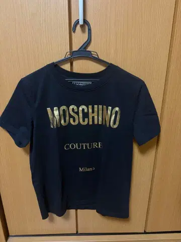 MOSCHINO COUTURE 티셔츠 블랙