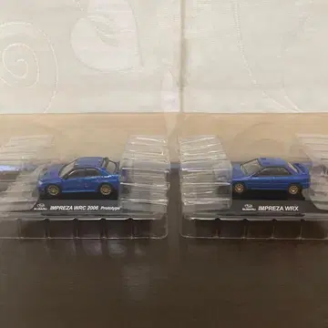 SUBARU IMPREZA WRC 미니카 10대 세트