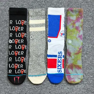 STANCE 스탠스 삭스 양말 4족 세트