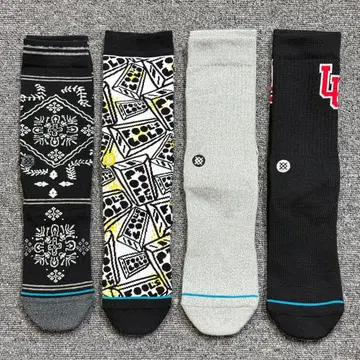 STANCE 스탠스 삭스 양말 4족 세트
