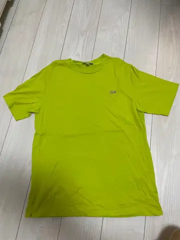 LACOSTE 라코스테 T셔츠 라임 그린 FR4 US M