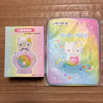 산리오 헬로키티 뽑기 1 탁상시계 3 멀티 케이스