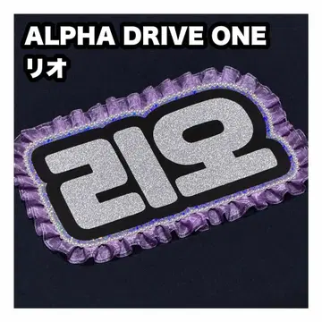 리오 ALPHA DRIVE ONE 네임보드 부채 글자 네임보