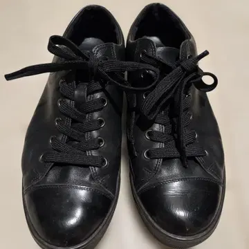 요시노야 GINZA TOKYO 가죽 스니커즈 블랙 23cm