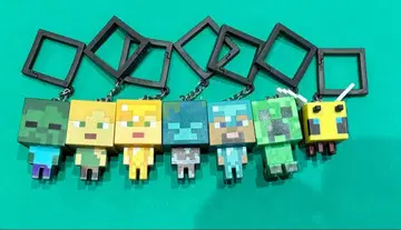 Minecraft 마인크래프트 백팩 키링 7종 세트