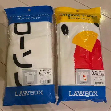 새상품 로손 티셔츠 카라아게쿤 LOWSON 2장 세트