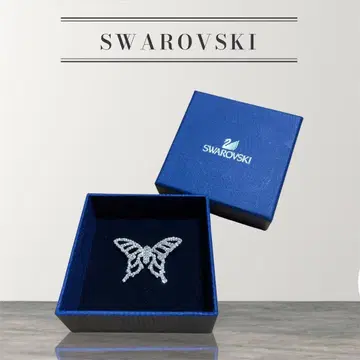 SWAROVSKI 스와로브스키 나비 브로치