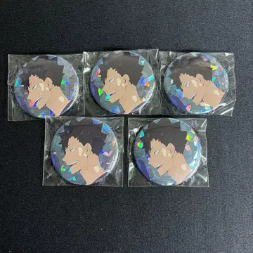 하이큐 홀로그램 캔뱃지 잘 먹겠습니다 쿠로오 테츠로