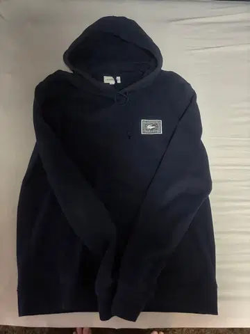 LACOSTE Classics 후드티 네이비