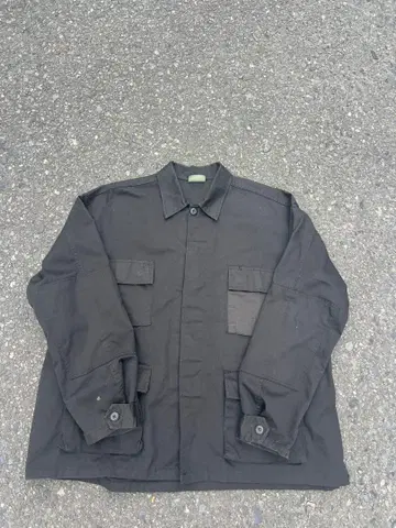 bdu 밀리터리 자켓 us army 블랙 미군 XLARGE