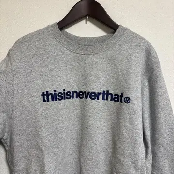 thisisneverthat 크루넥 맨투맨 그레이