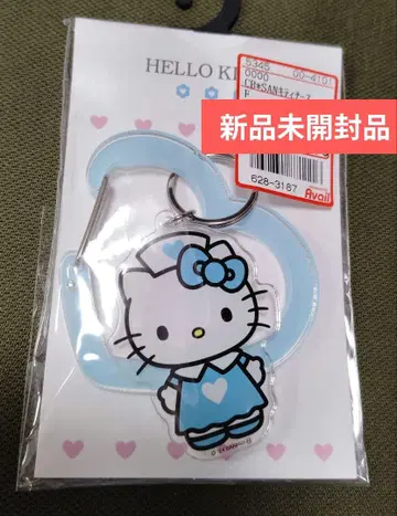 산리오 헬로키티 간호사 키티 아베일 카라비너 아크릴 키링