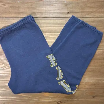 80s 90s USN NAVY 트레이닝용 스웨트 팬츠 USA