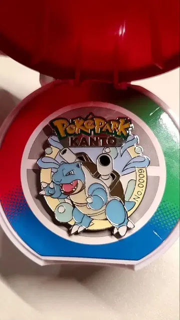 PokePark KANTO 거북왕 핀 배지