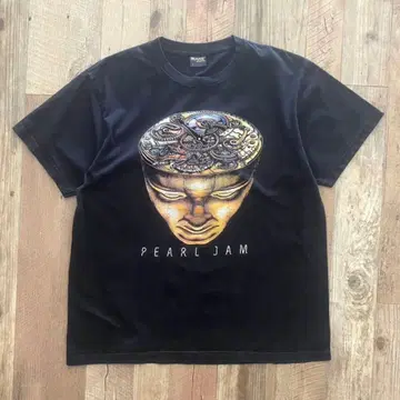 새상품급 당시물 Pearl Jam 펄잼 오리지널 t셔츠 L 블랙
