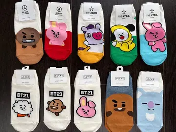 BT21 캐릭터 삭스 10족 세트