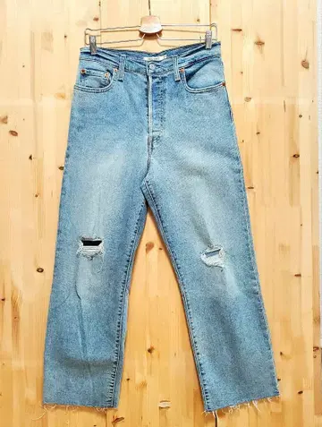 무료배송 Levi's 리바이스 스트레이트 데미지 데님 팬츠