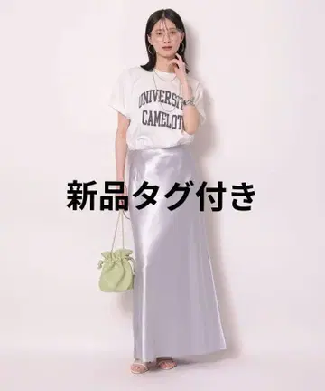 Arpege story 새틴 스커트 아푸와이저 리셰 저스길리티