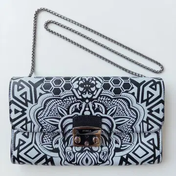 훌라 FURLA 체인 숄더백 미니백 사선 가케 포쉐트